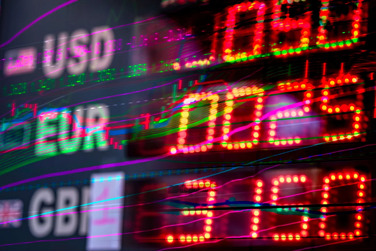 Forex screen rojo/magenta/verde